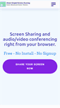 Mobile Screenshot of deadsimplescreensharing.com